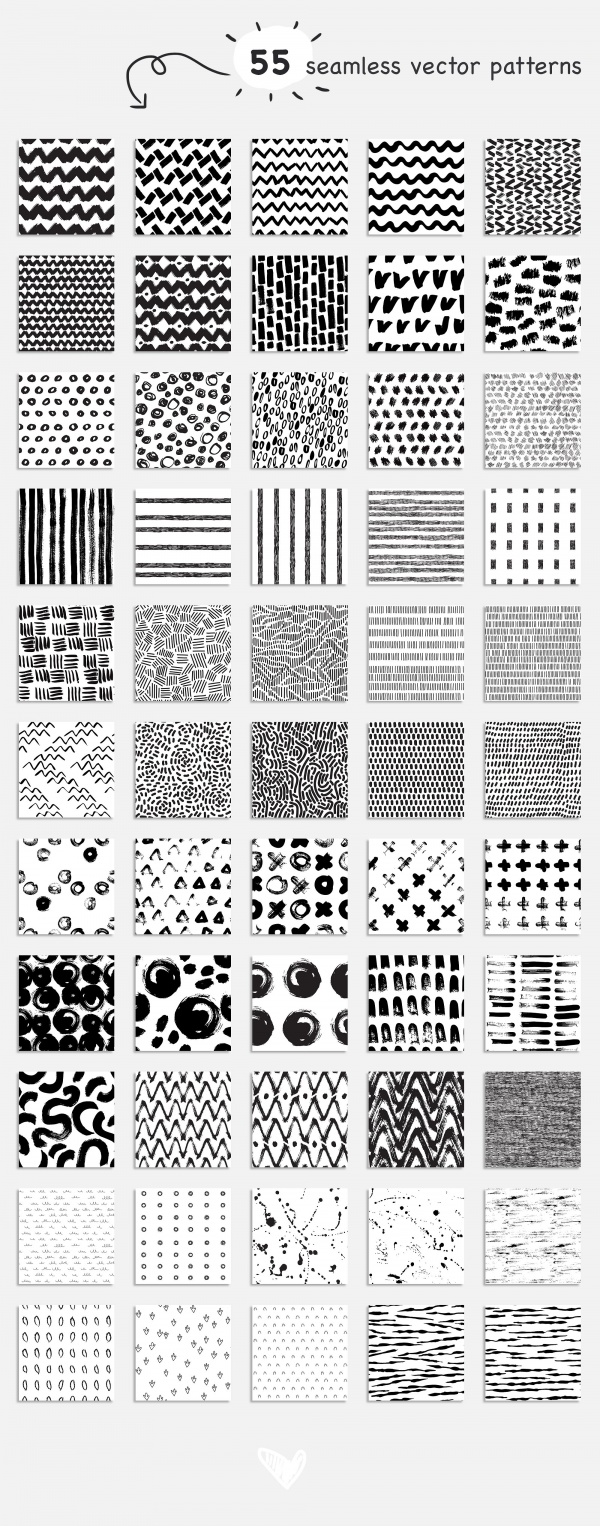 Handmade Patterns ((eps - 2 (65 files)