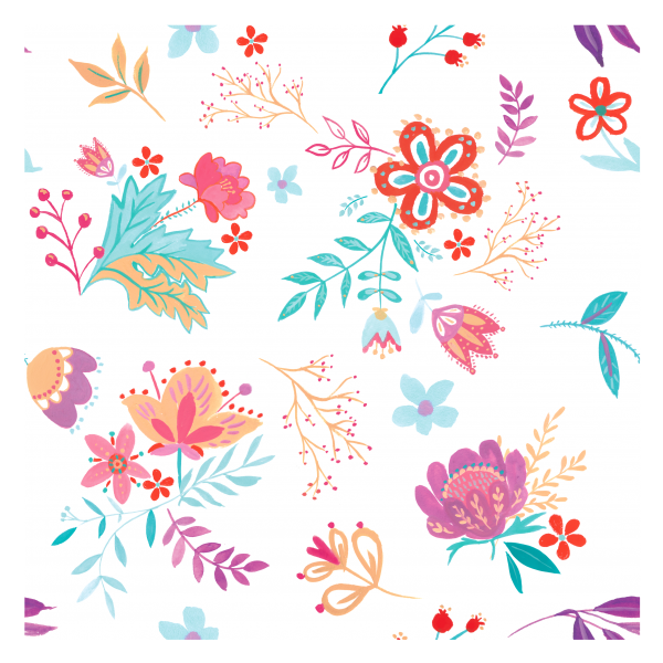 Handpainted Floral Clipart Set Anita ((eps ((png ((ai (126 files)