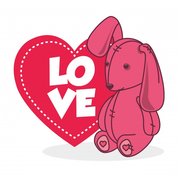 Happy valentines day card vector illustration design ((eps (44 files)