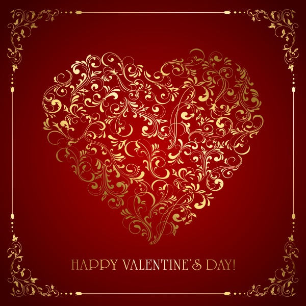 Happy Valentines Day with hearts ((eps (22 files)