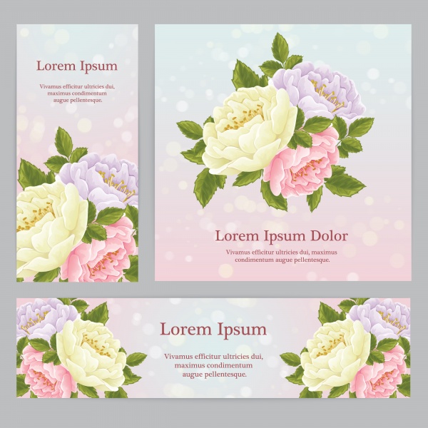 Vector backgrounds with roses for invitations ((eps - 2 (16 files)