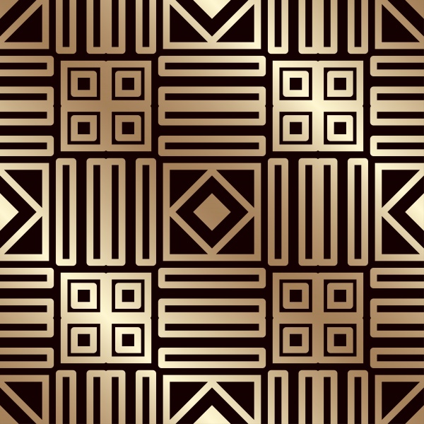 Vector vintage seamless gold patterns set ((eps - 2 (16 files)