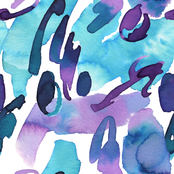 Vibrant Watercolor Patterns ((png ((eps - 7 (12 files)