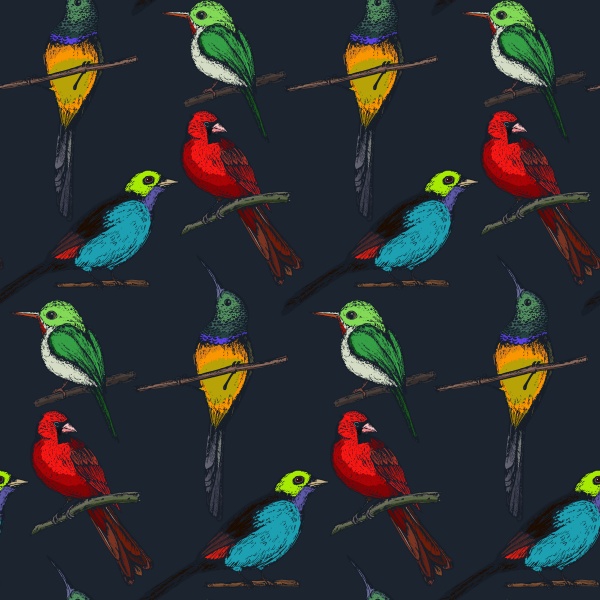 Tropical seamless patterns ((eps - 2 (32 files)
