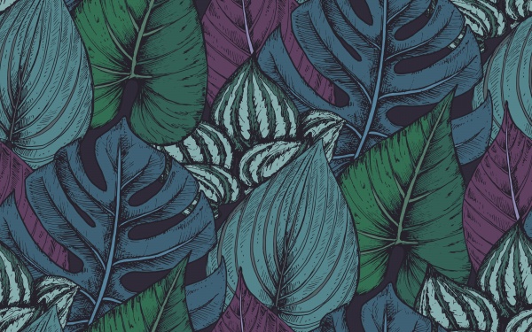Tropical seamless patterns ((eps - 4 (16 files)