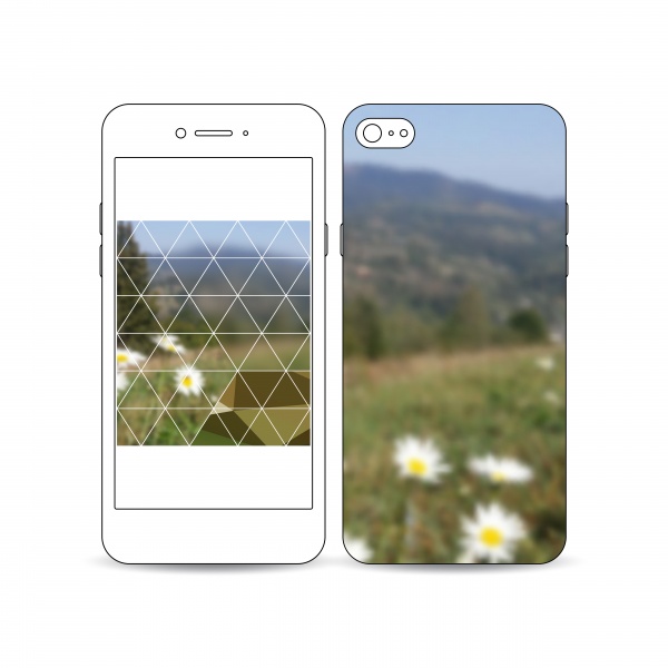 Background template for mobile phone cover pattern ((eps (50 files)