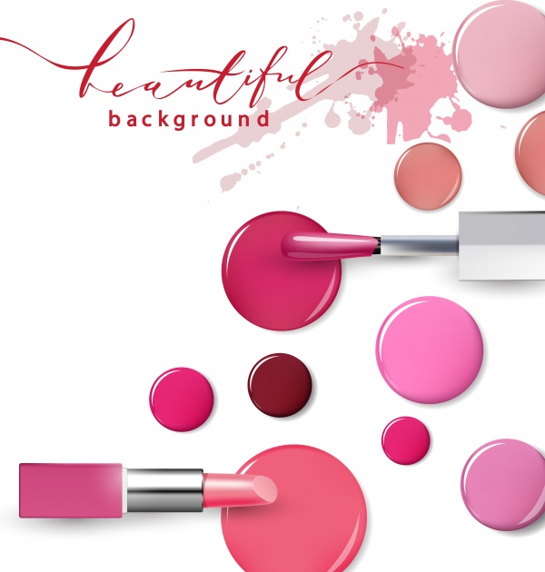 Cosmetics and fashion background ((eps - 2 (34 files)