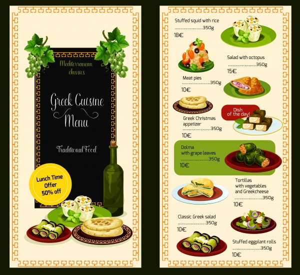 Food restaurant vector menu, drinks, meals, hamburger, pizza, desserts and cakes, chocolate ((eps (16 files)