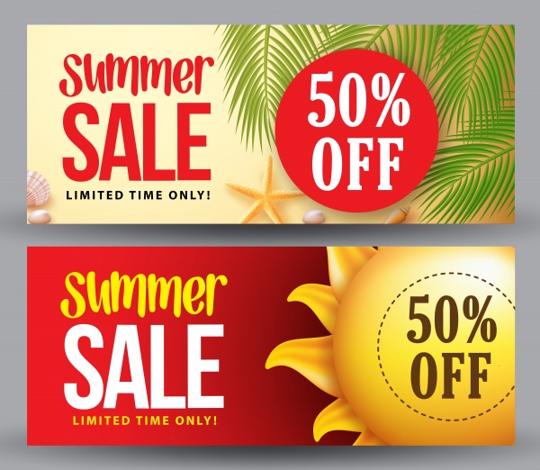 Tourism camping pathway summer vacation vacation banner flyer postcard 2 ((eps - 2 (28 files)
