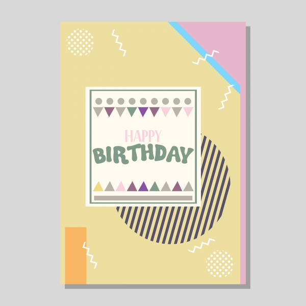 50 Happy birthday vintage vector cards ((eps (48 files)