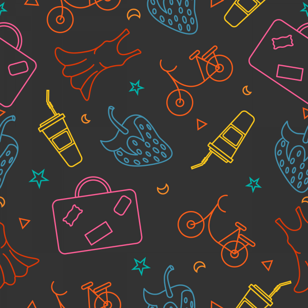 32 Beautiful Vector Patterns Collection (+PSD Mockups) ((eps ((ai ((png - 2 (24 files)