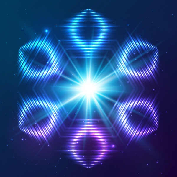 33 cosmic shining vector snowflakes ((eps (32 files)