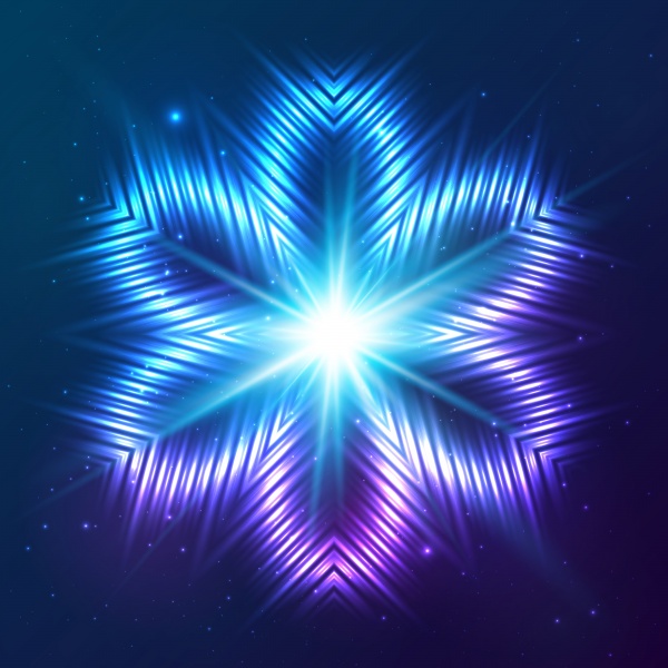 33 cosmic shining vector snowflakes ((eps (32 files)
