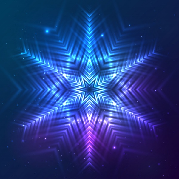 33 cosmic shining vector snowflakes ((eps - 2 (34 files)