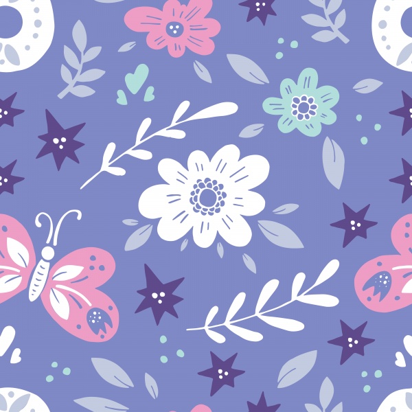 Meadow - 50 Vector Seamless Patterns ((ai ((png ((eps (80 files)