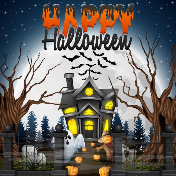 Хэллоуин.  Halloween background ((eps (34 files)