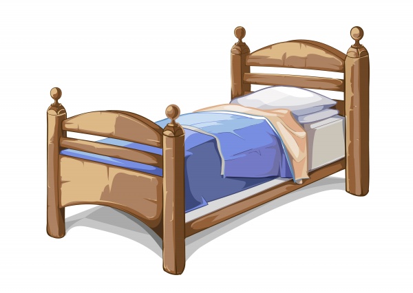 Collection of interior bed sleep cartoon ((eps (16 files)