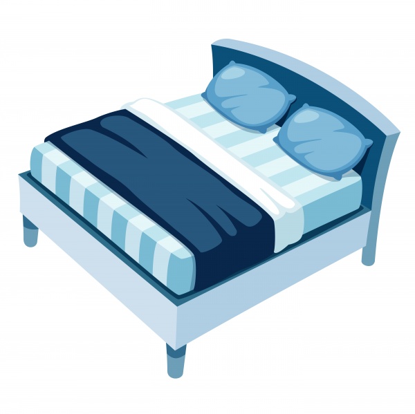 Collection of interior bed sleep cartoon ((eps - 2 (34 files)