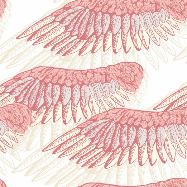 Romantic feather patterns ((eps (39 files)
