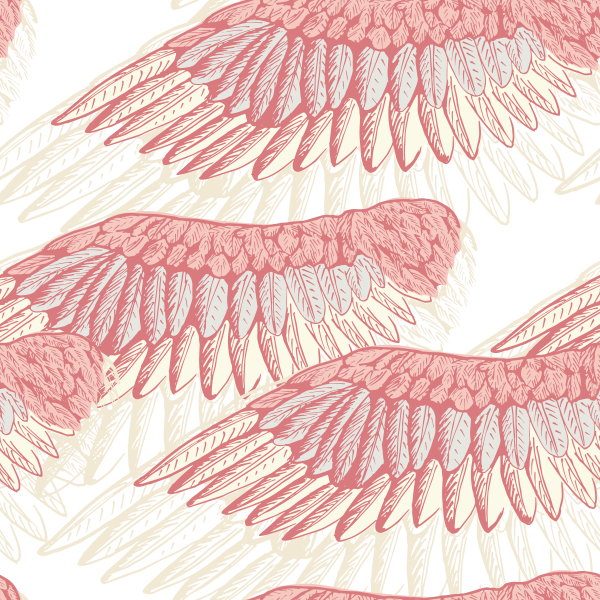 Romantic feather patterns ((eps (39 files)