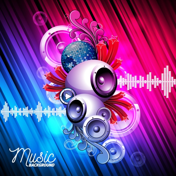    . Musical backgrounds in vector ((eps - 2 (23 files)