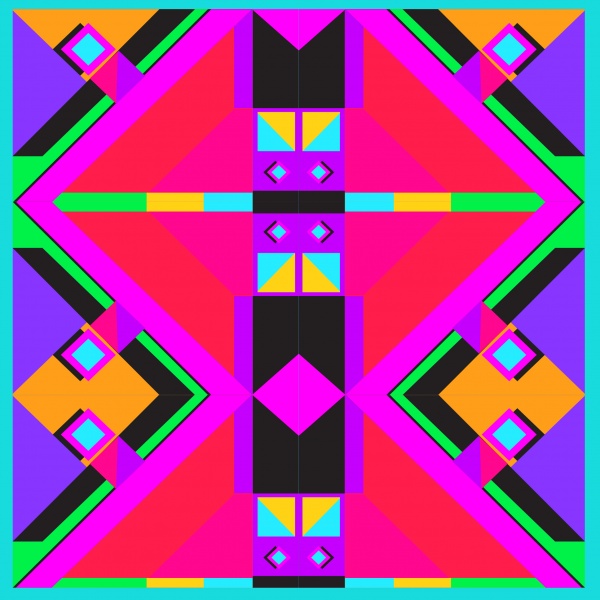 300 Colorful Retro Geometric Pattern ((eps - 2 (142 files)
