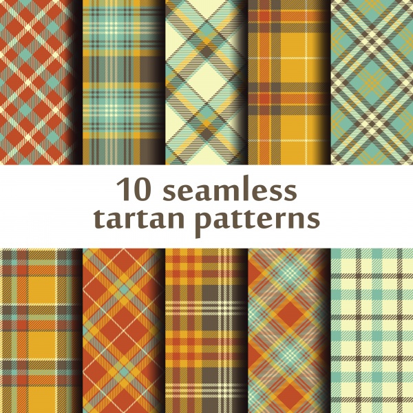 Abstract decorative tartan cage fashion background ((eps (10 files)