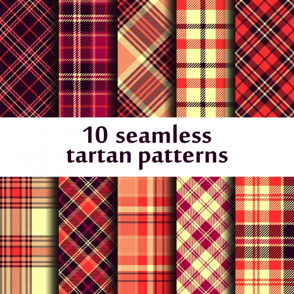 Abstract decorative tartan cage fashion background ((eps - 2 (12 files)