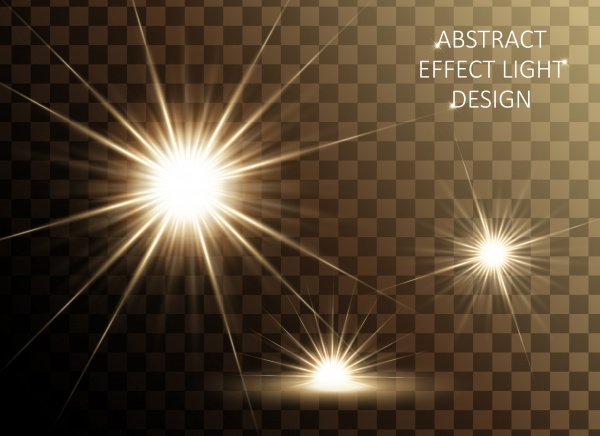 Glittering golden light effect, satin vector background ((eps (16 files)